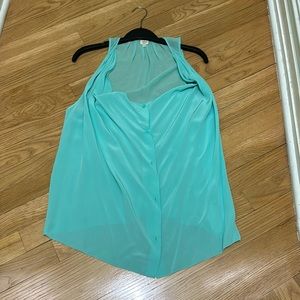 Worn once - Wilfred sleeveless drape blouse